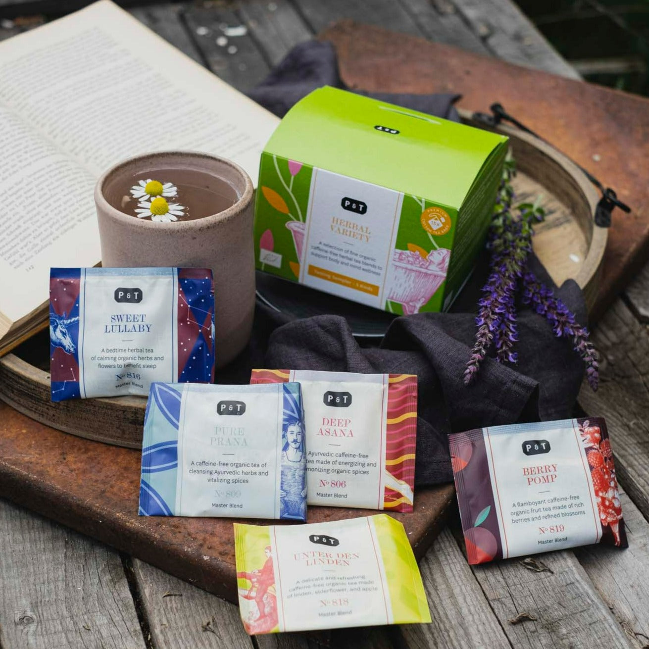 Tea Blend Herbal Variety Tea Bags Box