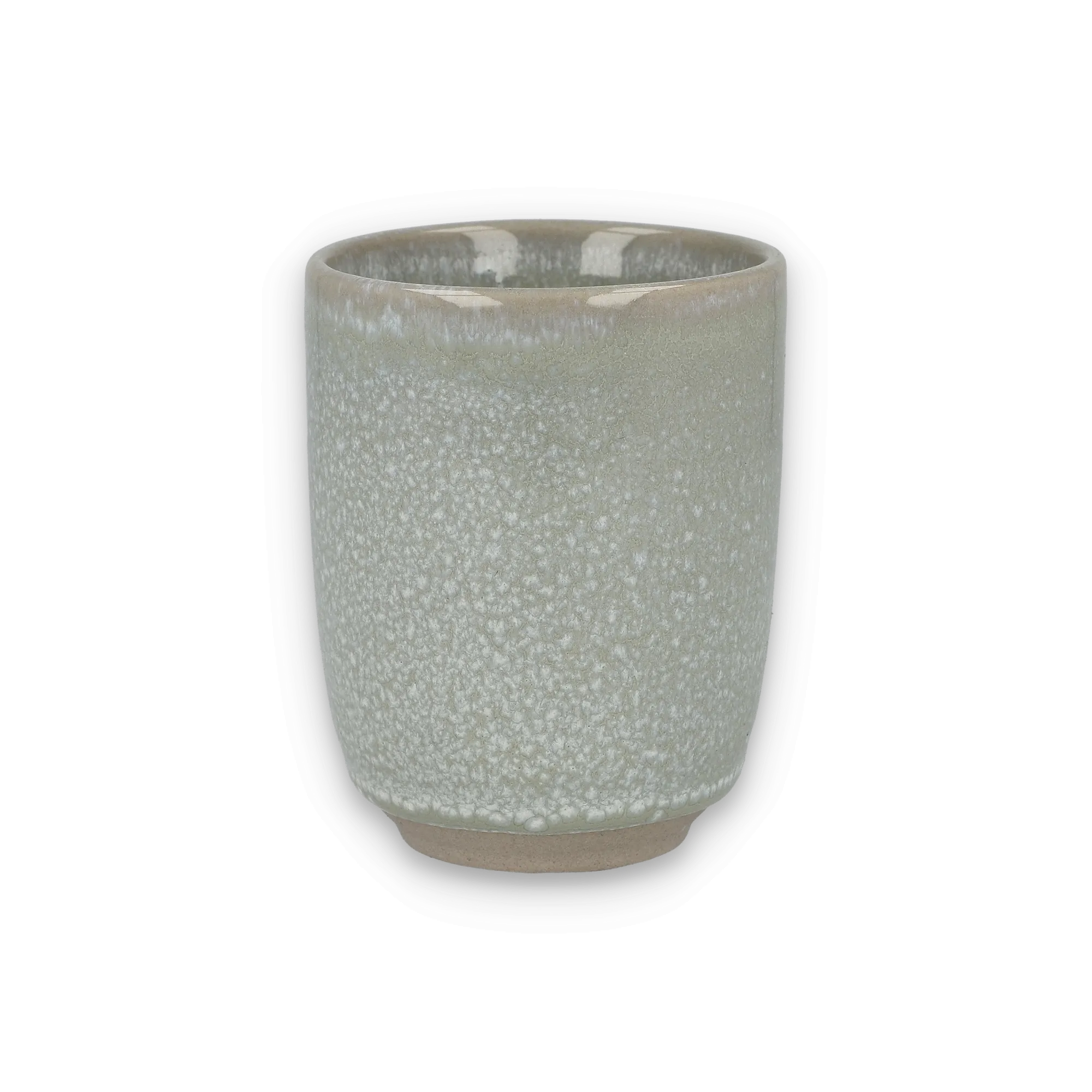 Tea Mug Tumbler small light grey green